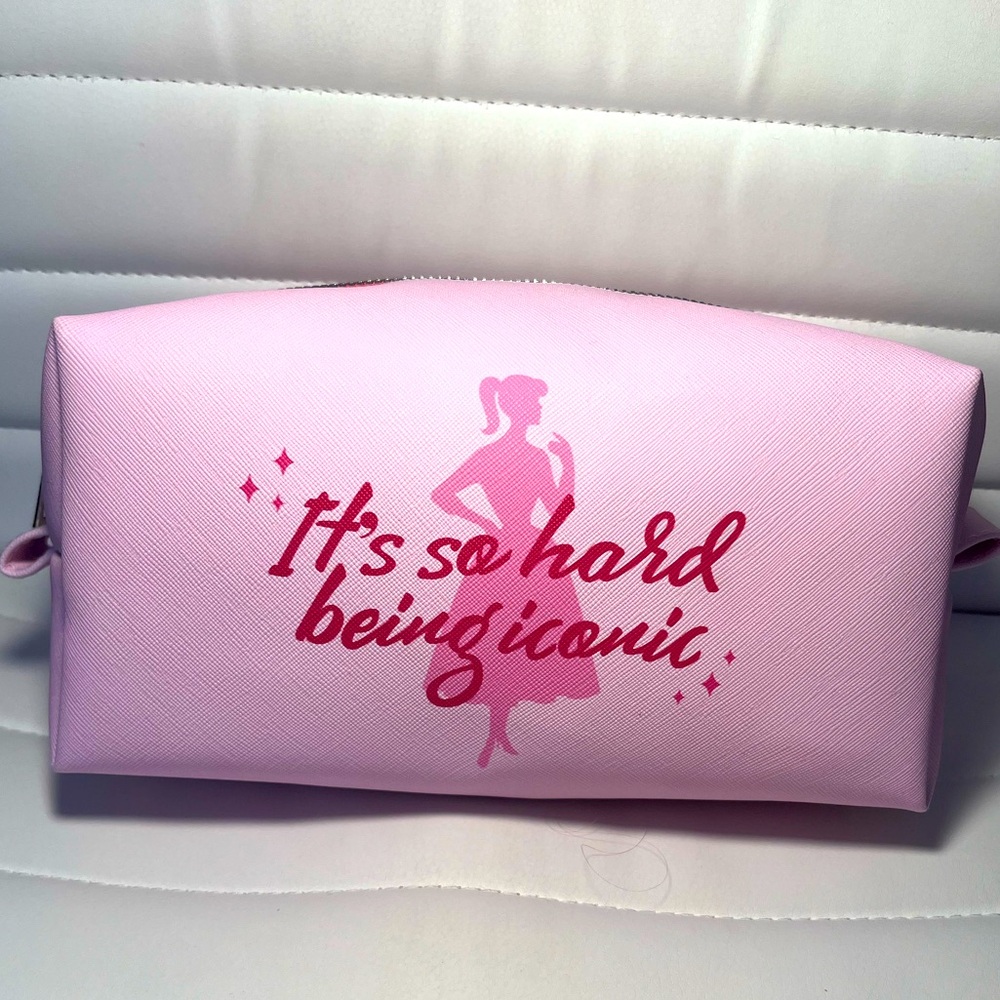 OCS Barbie Makeup Bag “It’s So Hard Being Iconic”